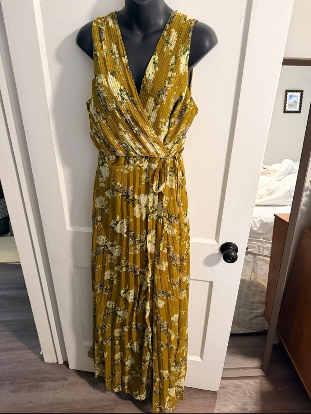 NWT ASOS Floral Wrap Maxi Dress - Picture 2 of 10
